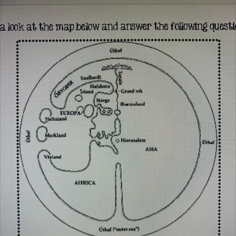 What did the Vikings believe surrounded the continents?-example-1