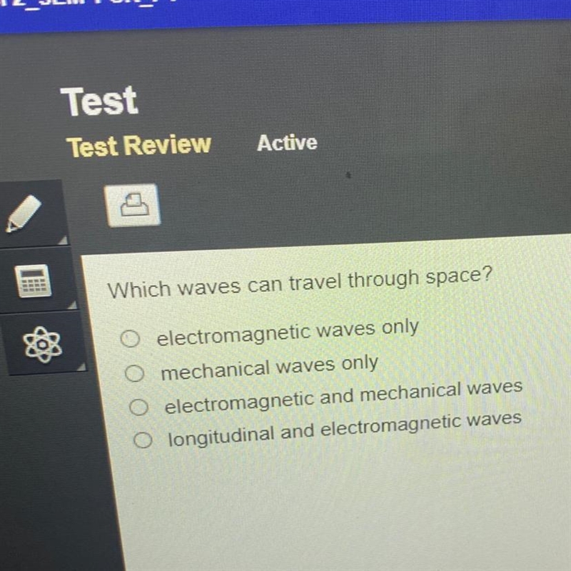 Which waves can travel through space￼?-example-1