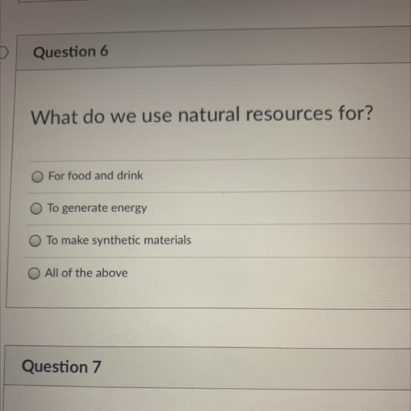 Help please !!!!!! What do we use natural resources for-example-1