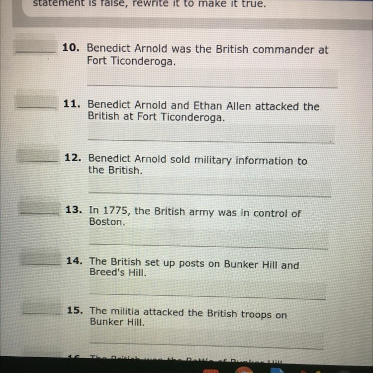 True or false. Social studies-example-1