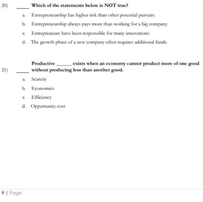 PLEASE HELP ECONOMICS-example-1