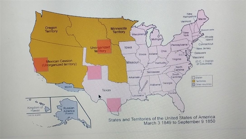 To which region did people migrate to find gold in 1849?​-example-1