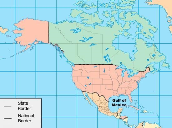 Examine the locations of the following nations. Which of these nations is least likely-example-1