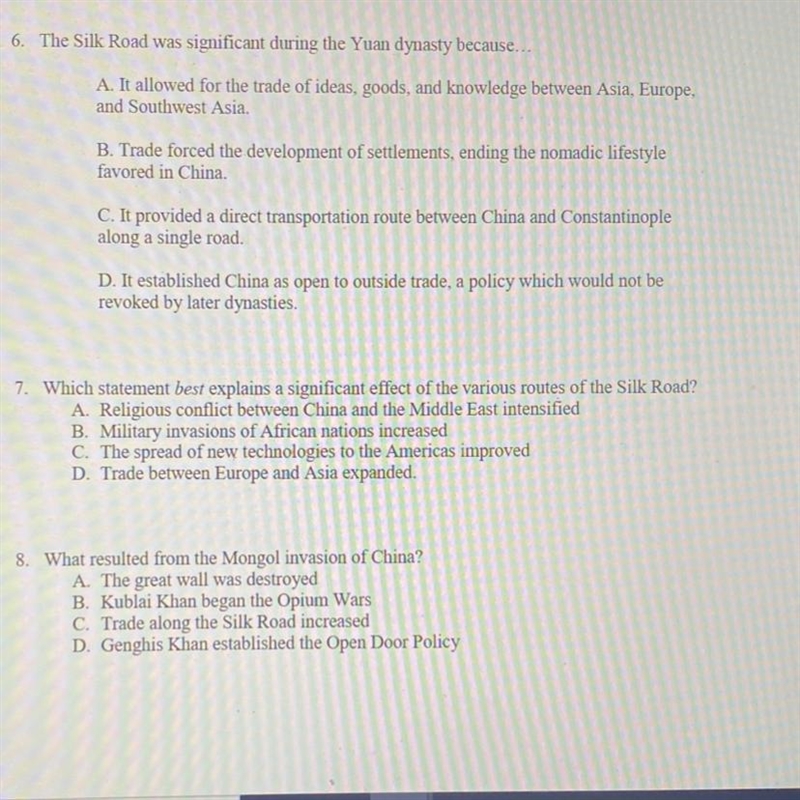 I need help with all of these questions-example-1