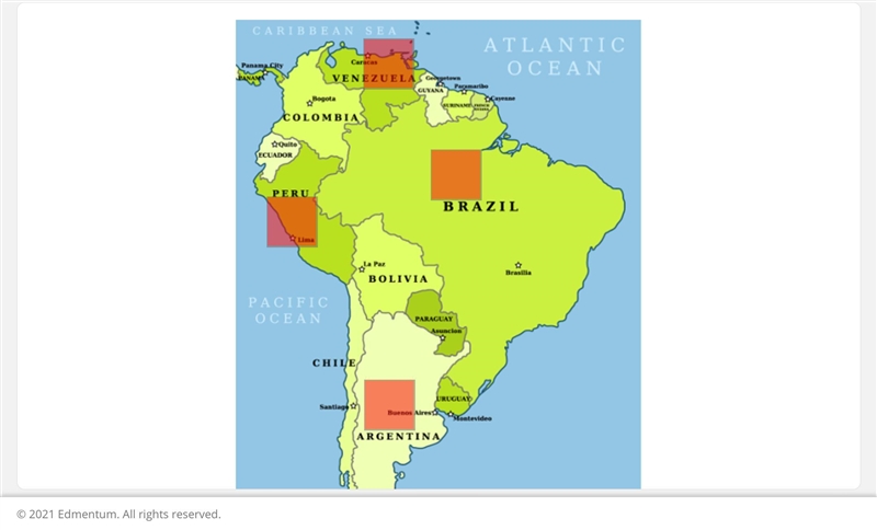 Select the country that gained its independence from Portugal.-example-1