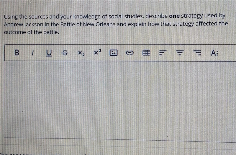 Using the sources and your knowledge of social studies, describe one strategy used-example-1