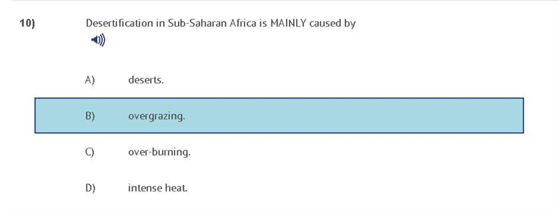 Desertification in Sub-Saharan Africa is MAINLY caused by-example-1