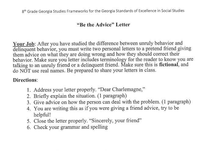 Be the Advice Letter-example-1