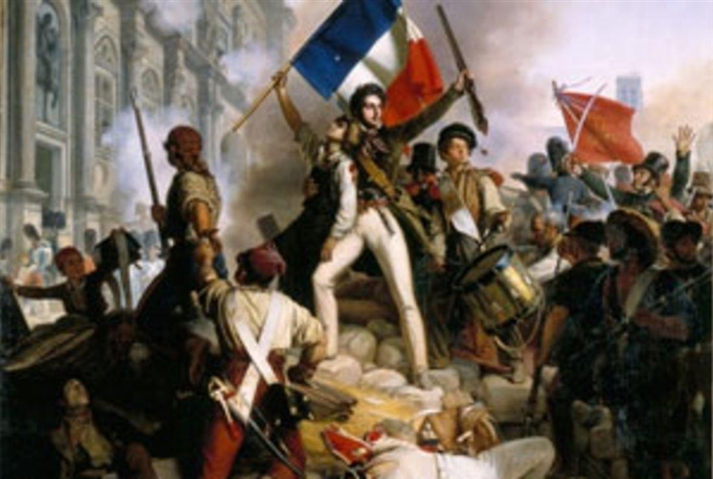 How did art reflect revolutionary ideas and nationalism during revolutionary France-example-1