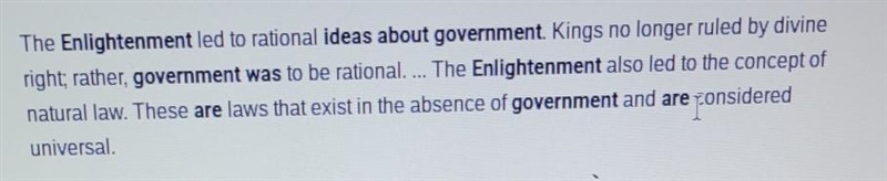 How did the Enlightenment change people’s ideas about government? It made people focus-example-1