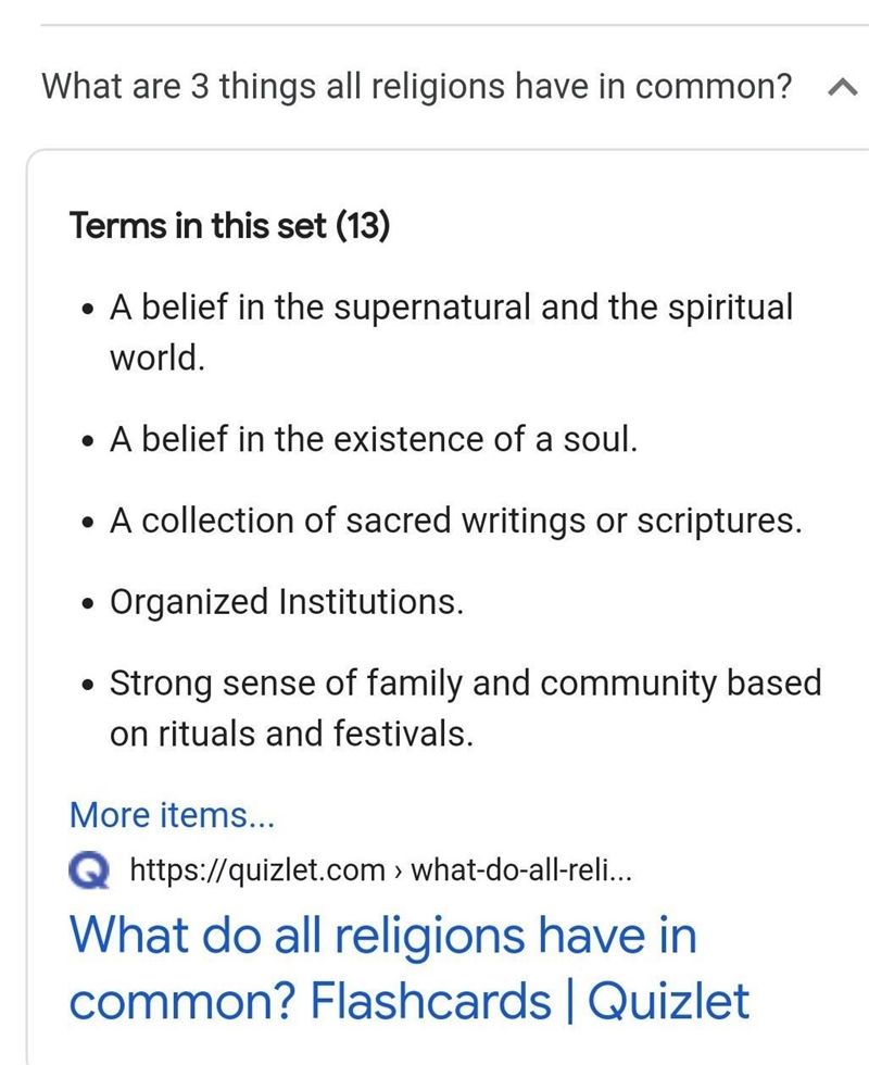 What are the common teachings of all religions-example-1