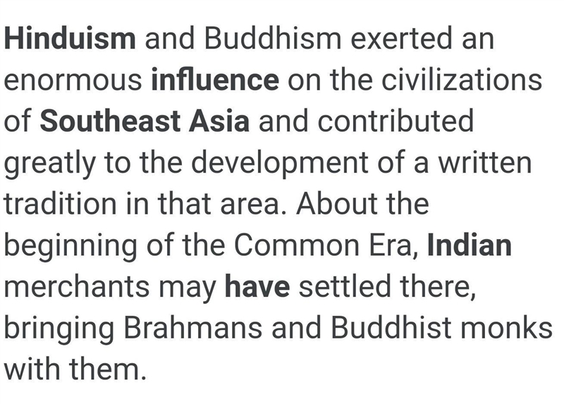 Plz help me it's due today! (15 points) How did the spread of Hinduism affect the-example-1