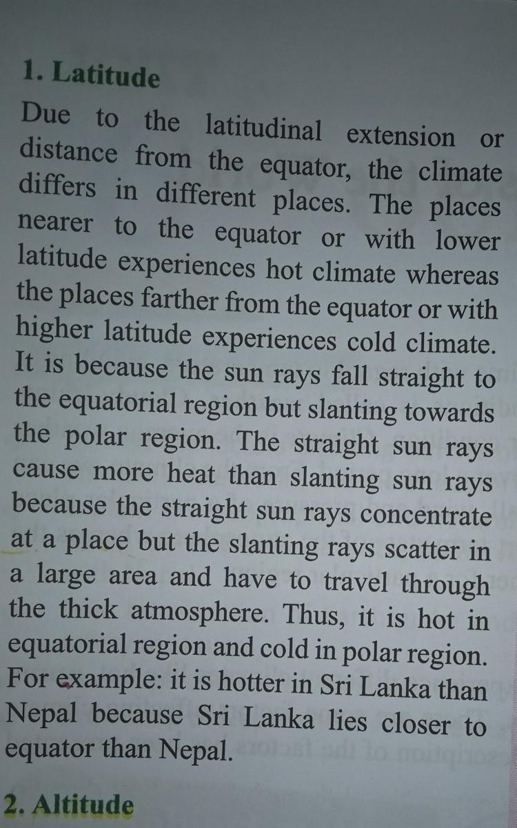 2 Write down the name of the factors that. affect the climate of the world and explain-example-2