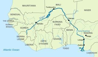 Which is an important river valley in the Sahel? A. Tigris B. Niger C. Euphrates D-example-1