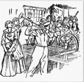 Which development in the Industrial Revolution caused workers to react in the way-example-1