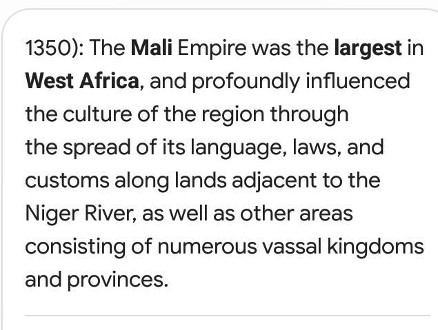 Why was Mali a major West African power?-example-1