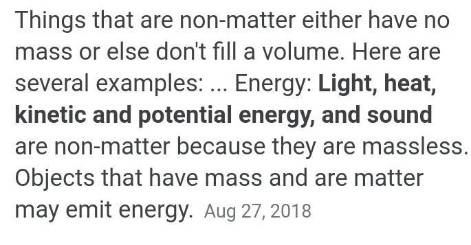 What some non- examples of mass in science? Be specfic-example-1