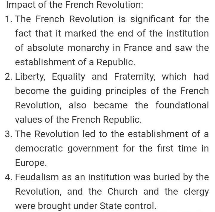 Explain how the French Revolution affected to the world events? Explain in your own-example-1