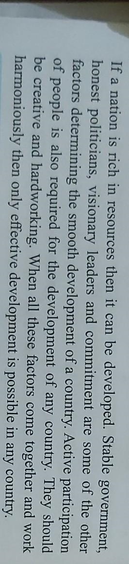 2 Short answer questions 1. How does development occur? 2. What should be done to-example-1