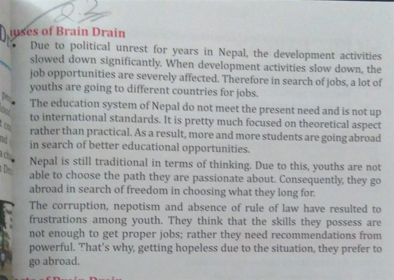 Any 3 causes of brain drain ???​-example-1