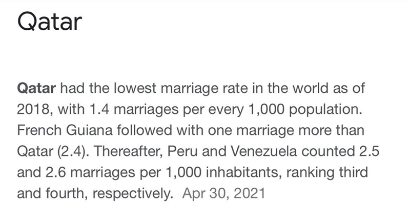 Which country has the lowest marriage rate as of 2018?-example-1