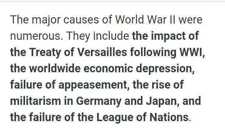 Explain the three causes of world war 2. ​-example-1