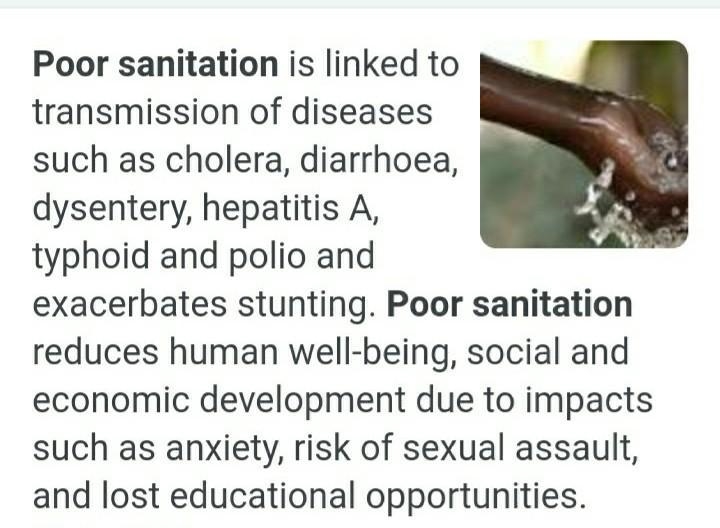 Do you think that lack of access to proper sanitation facilities affects peoples' lives-example-1