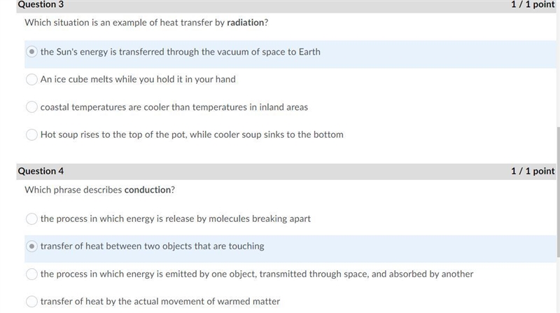 Which statement describes how heat is transferred by convection? Air molecules touch-example-2