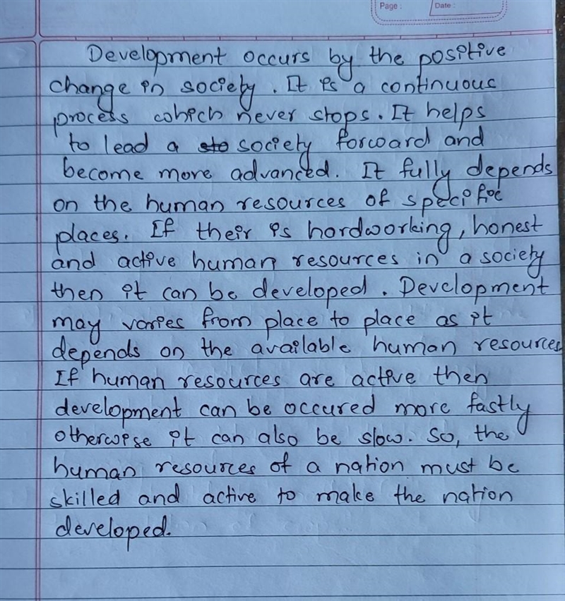 How does development occur in a country?-example-1