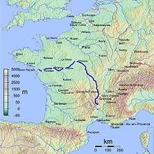 A map of European rivers. Rivers are labeled 1, 2, 3, 4, and 5. 1 is in the United-example-1