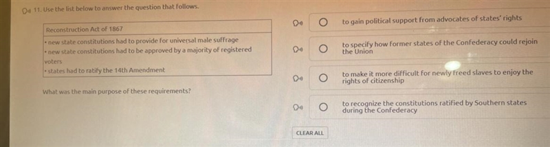 What was the main purpose of these requirements?-example-1