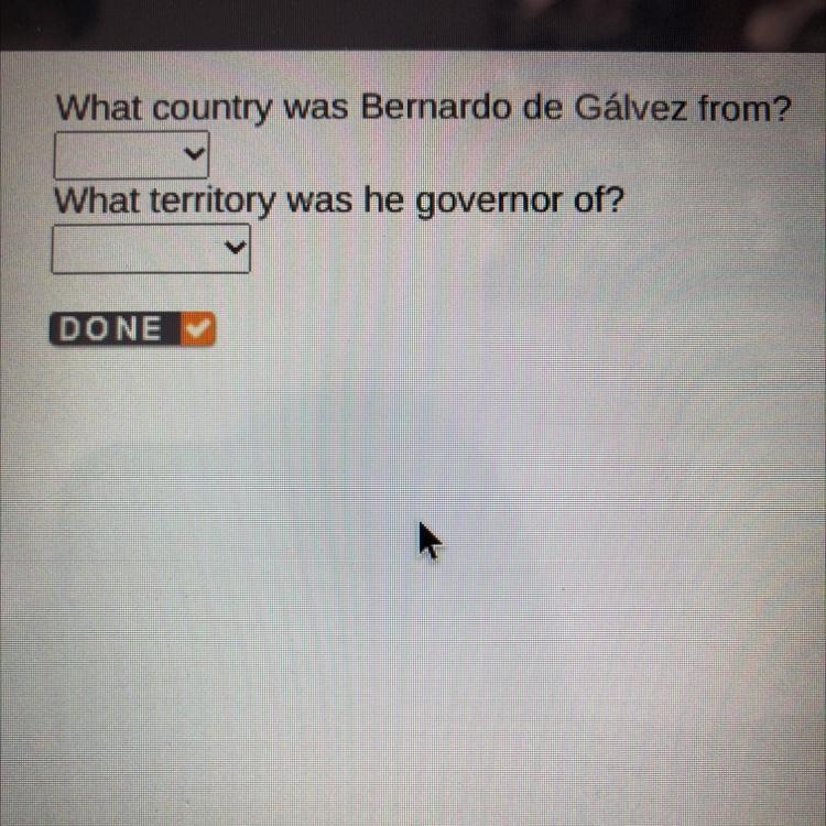 What country was Bernardo de Gálvez from? A. France B. Spain C. Britain-example-1