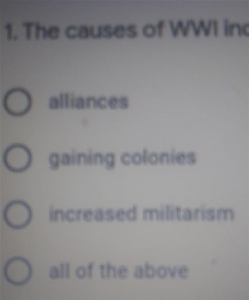 1. The causes of WWI include hi ​-example-1