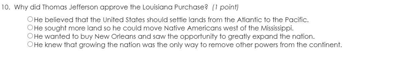 Why did Thomas Jefferson approve the Louisiana Purchase?-example-1