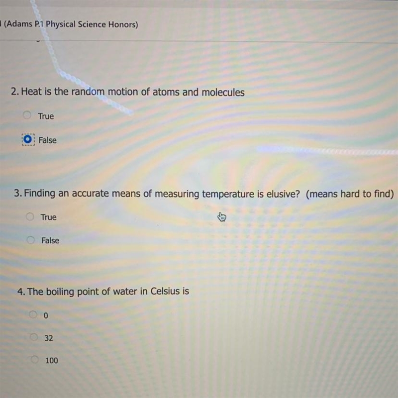 3. Finding an accurate means of measuring temperature is elusive? (means hard to find-example-1