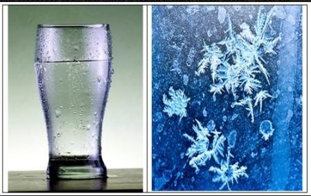 Question: Study the picture below. These two processes show that water is losing thermal-example-1