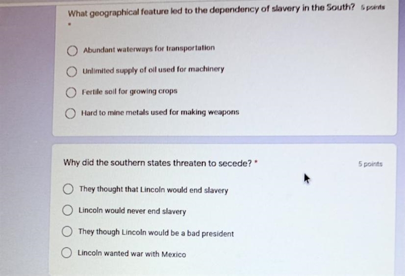 Any help on these tow questions please-example-1