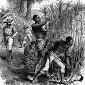 Harriet Tubman grew up on a plantation. The picture below shows enslaved people working-example-1