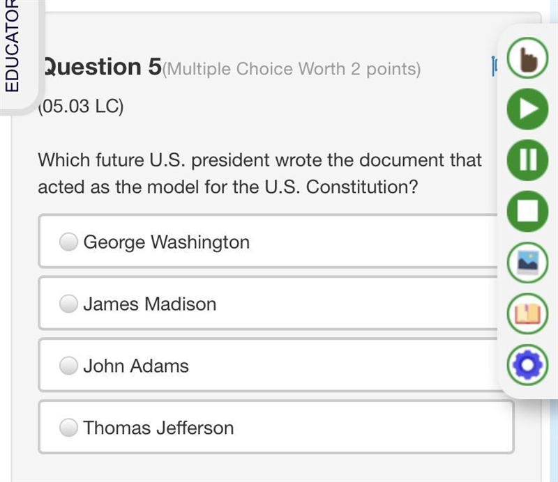 Which future U.S. president wrote the document that acted as the model for the U.S-example-1