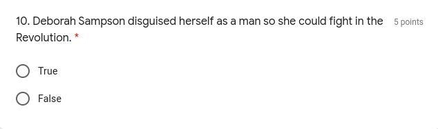 Deborah Sampson disguised herself as a man so she could fight in the Revolution.-example-1