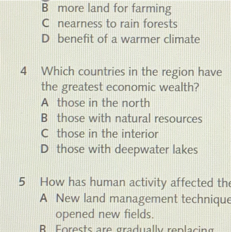 Which countries in the region have the greatest economic wealth? A those in the north-example-1