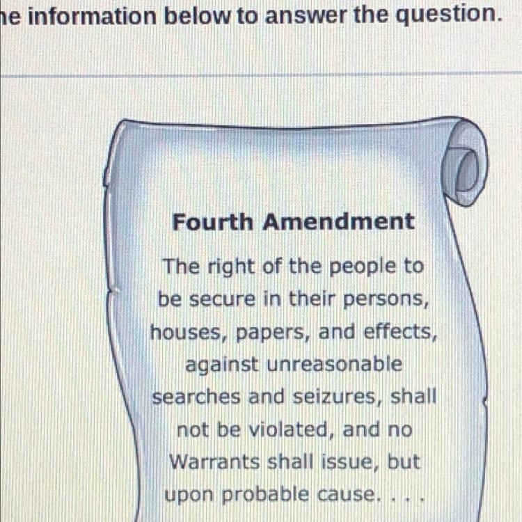 This excerpt from the constitutional amendment protects people in the United States-example-1