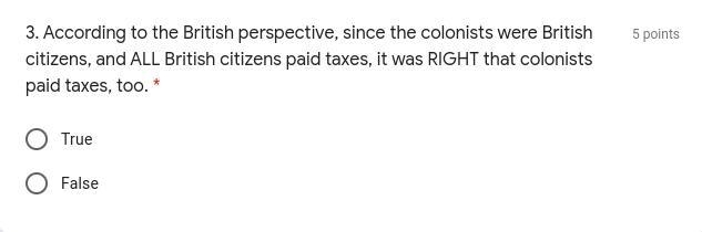 According to the British perspective, since the colonists were British citizens, and-example-1