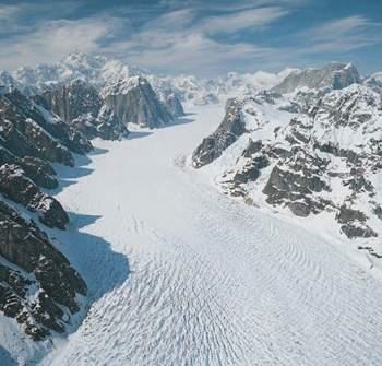 There are different types of glaciers that form. Which type of glacier would change-example-1