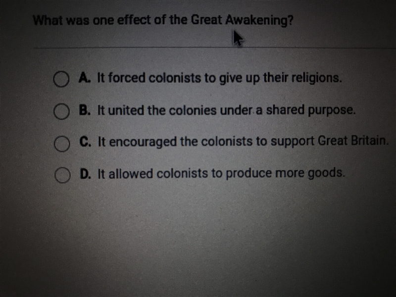 What was one affect of the Great Awakening-example-1