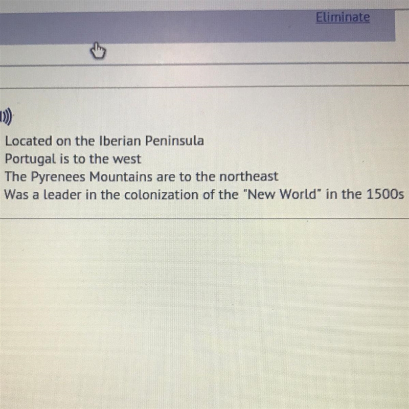 What country is being described? A.England B.France C.Italy D.Spain-example-1