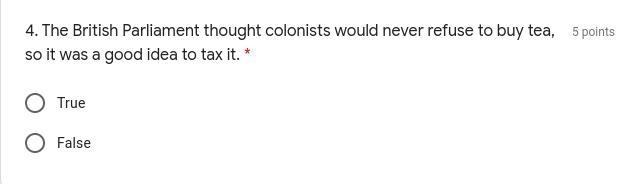 The British Parliament thought colonists would never refuse to buy tea, so it was-example-1