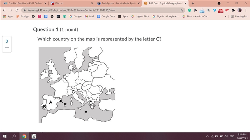 Please answer quick!! a. italy b. finland c. portugal-example-1