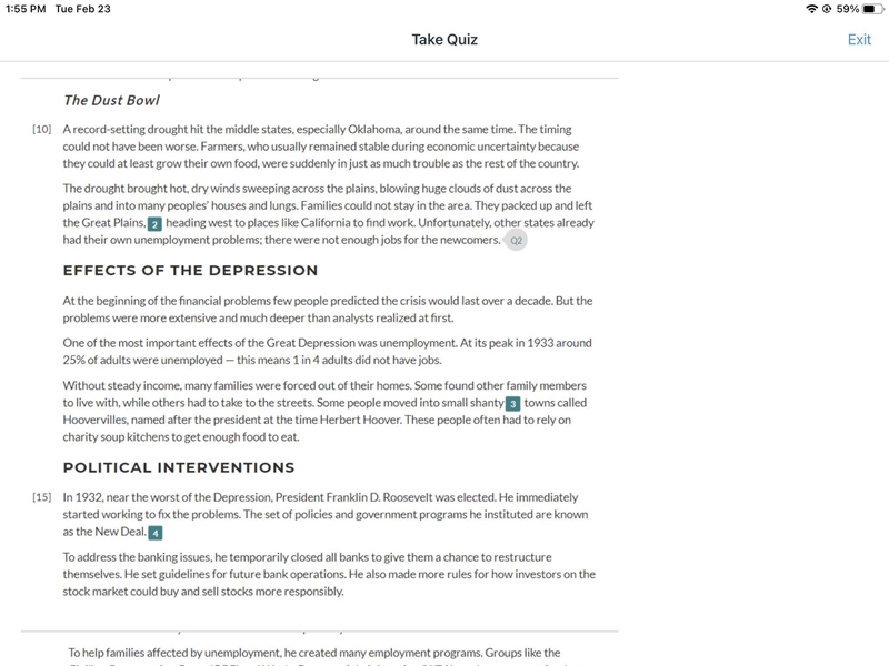 Pls answer How does the description of the government's intervention in the Great-example-3