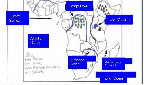 Please help with this map assignment, looking for bodies of water-example-2